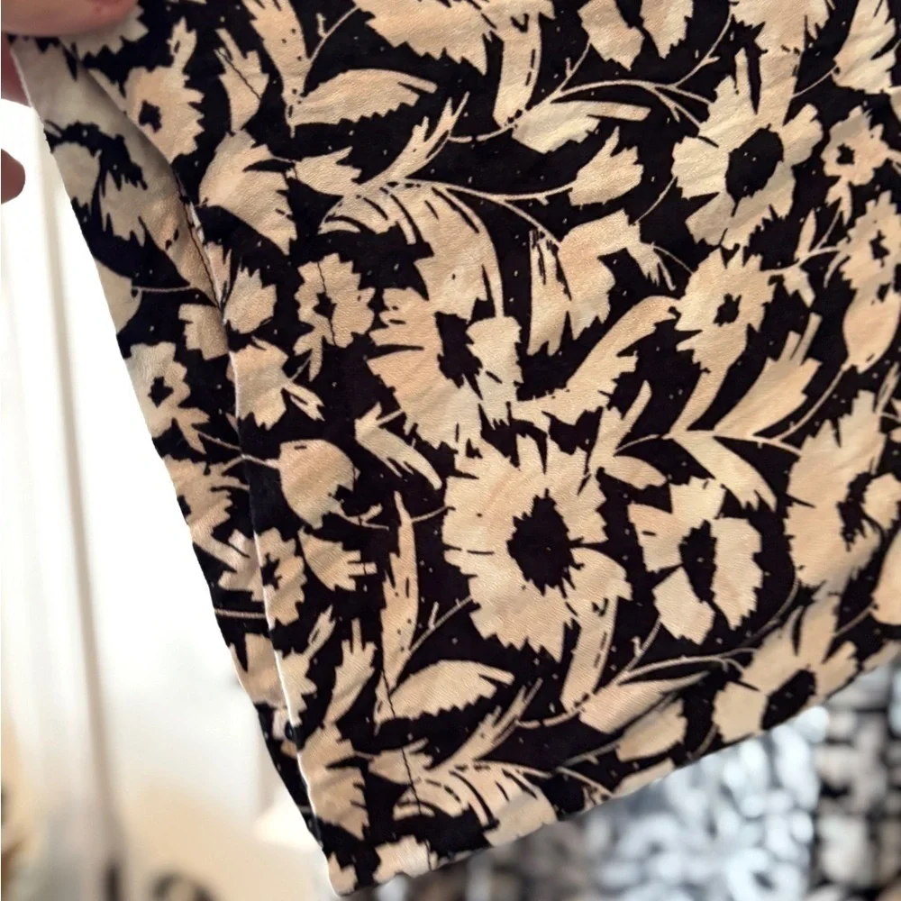 Saltwater LUXE BANKS KIMONO 100% Soft Summer 3/4 Sleeve in Black & White S